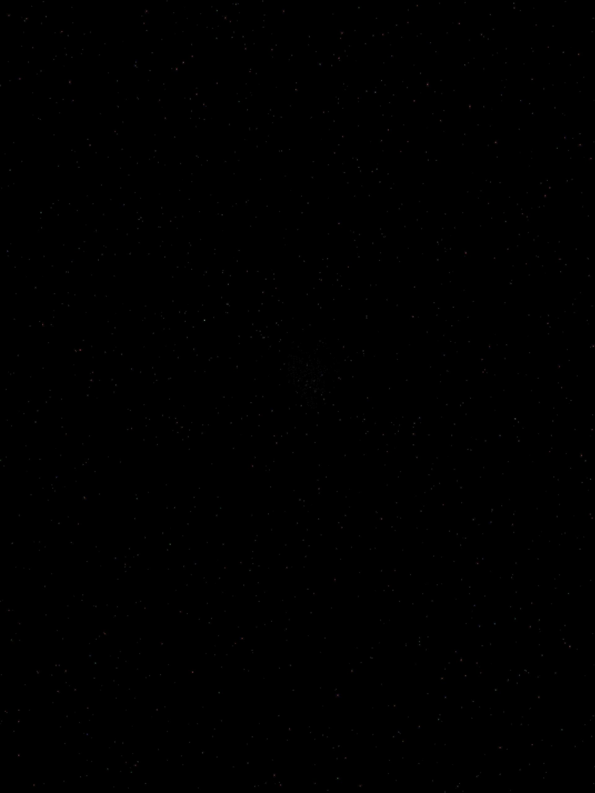 Stars from the Lahore rooftop at night